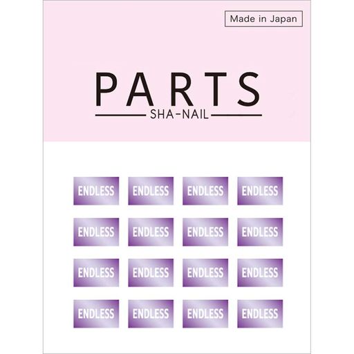 PARTSSHA-NAILスクエアラベルCパープル PARTSSHA-NAILスクエアラベルCパープル