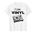 ビニールレコードプレーヤーシャツターンテーブルコレクターズビニールレコードTシャツ