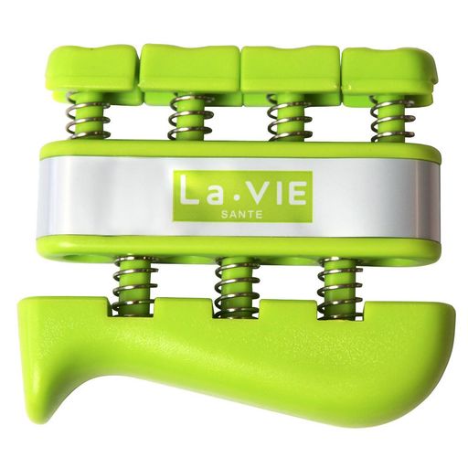 La-VIEの「フィンガーグリップ ソフト」は、指一本ずつを個別に鍛えることができるフィンガートレーナーで、握力や指の筋力を無理なく強化したい方に適したソフトタイプのトレーニング器具です。中指・薬指・小指など、普段使う機会が少ない指にもピンポイントでアプローチできます。 ボルダリングやクライミングなどのスポーツはもちろん、ピアノ・ギター・ベース・吹奏楽などの楽器演奏に必要な運指の安定性向上にも役立ちます。細かな動きの精度を高めたい初心者やリハビリ目的の方にもおすすめです。 本体は幅7.8cmx高さ9cmx厚さ2cm、重量約80gとコンパクトで、バッグに入れて持ち運びやすく、外出先や仕事の合間にも気軽にトレーニングが可能。旅行や出張時にも便利なサイズ感です。 素材にはPPとスチールを使用しており、軽い反発力で指に負担をかけすぎず、長時間の使用でも疲れにくい設計。初めてフィンガートレーナーを使う方でも安心して取り組める柔らかめの負荷です。
