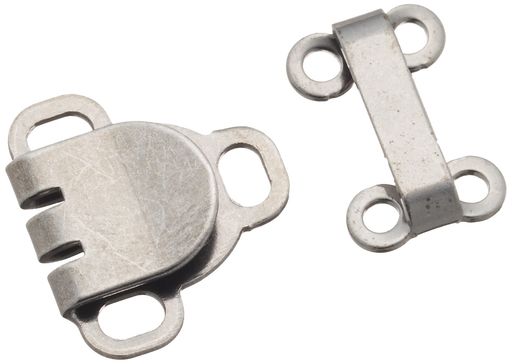 Clover薄型ホック3組入り黒26-530