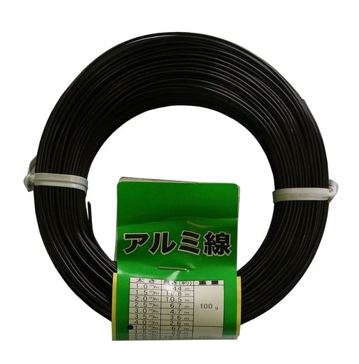 エムエム園芸用アルミ線太さ1.0mm長さ約67m150gブロンズ