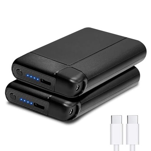 足温器専用バッテリー5V2.1A8000mAhPSE認証取得済DC出力Type-C入力ポート残量表示電熱グローブ電熱マフ..