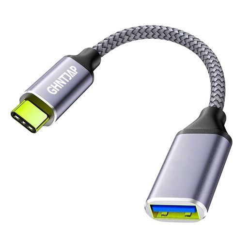 GHNTJAPUSBC変換アダプタOTGケーブルType-C0.3MタイプCtoUSB3.0(メス)5Gbps高速転送MacBookPro/Air2022/2021、Galaxyなど対応30CM