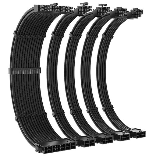 製品について: プロフェッショナルなコンピューター構築に適した、高品質で堅牢な配線可能なモジュラー 18AWGPSU ケーブル延長ケーブル。鮮やかな編組ケーブルが付いています。 効率的で安定した:ケーブル仕様は16AWG純銅錫メッキ線で、他のケーブルよりも錫メッキコアが厚く、過電流が安定しており、すべての電源と互換性があります。 ケーブルコーム: ケーブルマネージャーのアクリルクリップが付いたケーブルコーム型のケーブル延長コードにより、ケーブルがよりすっきりときれいに見えます。 柔軟で丈夫: ケーブルシェルは高品質の黒い編組メッシュでできており、ケーブルをより良く保護し、ケーブルの動作をより安定させます。 注意: これらの延長コードはモジュラー電源の既存のケーブルに差し込む必要があり、モジュラー電源コードを直接置き換えるものではありません。 ロック設計:ケーブルのコネクタはロック設計となっており、断線事故を防ぎます。 パッケージ内容:24ピンATXマザーボード電源ケーブルx1、8ピン(4+4)EPS電源ケーブルx2、8ピン(6+2)PCI-e GPU電源ケーブルx2。