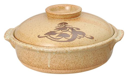 Earthen Pots - エールネット(Ale-net)鍋土鍋Φ30xH16.5cm有田焼10号深土鍋