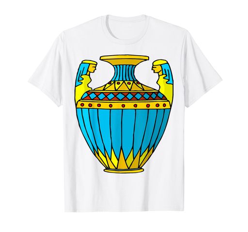 エジプトの花瓶アートTシャツ