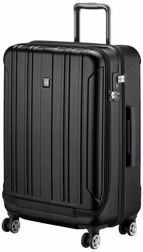 ジッパーキャリーフロントオープンブラック64L