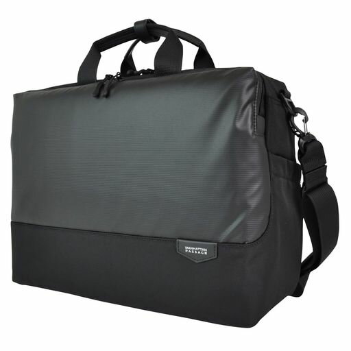 [マンハッタンパッセージ]5610BKGブリーフケースEst3(コーティングブラック)男女兼用(4)