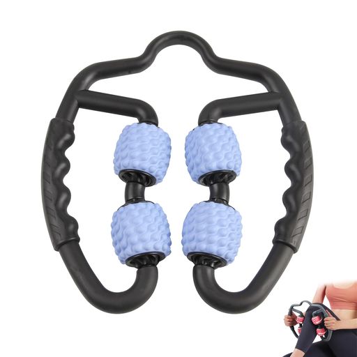 Primitique筋膜ローラーフォームローラー筋膜リリース手持ち挟む式筋膜首肩腰足脚腕太ももふくらはぎマ..