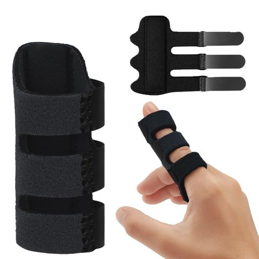 Clcyricher指サポーターアップグレードフィンガープロテクター指保護固定ばね指突き指全指対応左右兼用..