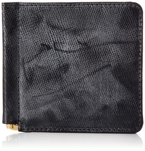 [グレンロイヤル]SMALLMONEYCLIPマネークリップ2つ折り財布コンパクトウォレット折り畳み薄型撥水ブライドルレザー牛革本革イギリス製英国製[03-5930]ニュウブラック