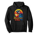 SUMMERVIBESオウムサングラストロピカルビーチサンセットパーカー(4)