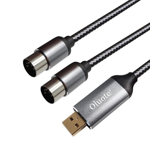 OluotMIDI֥륳СUSB-MIDIܡɥ֥USB-MIDI5ԥDIN*2PߴMIDICableڴ...