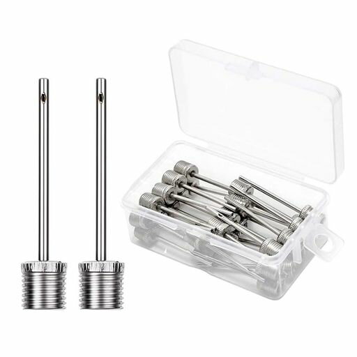 空気入れ針ケース付けボール空気バスケットサッカーバスケットボールニードルボールポンプ針ステンレス鋼製替え針空気針サッカーボール30本入