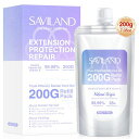 SAVILANDクリアビルダーネイルジェル-200G詰め替えパックトリプル効果ハードジェル密封されたアルミニウムパッケージ付きエクステンションジェルスタータープロDIY自宅サロン用