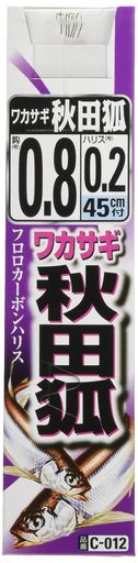 Sports, Outdoors - ささめ針(SASAME)ワカサギ秋田狐(茶)糸付C-0120.8号