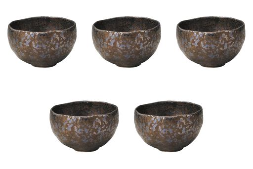 5個セット金結晶5.0ふっくら丼[15.6x9.7cm]|多用丼セトモノホンポ(Setomonohonpo)