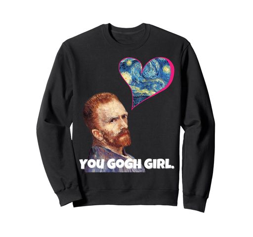 美術学生アーティスト、ゴッホ、ヒップスターポップアートへの面白いギフトトレーナー