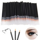 PAVIKEネイルブラシ極細使い捨てアイライナーブラシ細い筆50本セット多機能ネイル筆勾線筆旅行携帯便利線を引く、輪郭を描く、描く、なぞる、にじませるなどの作業...