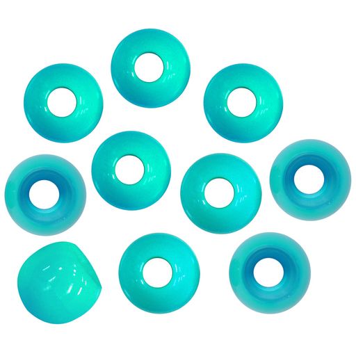 Dressmaking Materials - NASKAプラループエンド13mm10個入りCol.60エメラルドグリーンP-13