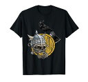 バイキングスカル戦士烏北欧神話ノルウェープレゼントTシャツ