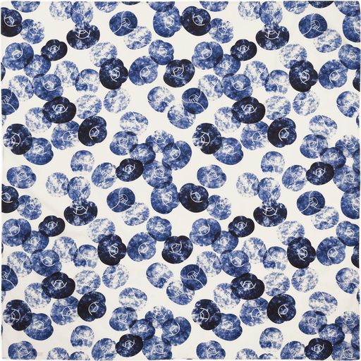 あそ美心藍染~椿~約100x100cm三巾風呂敷綿