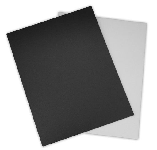 テクノエイムバッグ中敷き底板底敷きシート日本製便利カットして使える黒/白2色組厚手1.5mm25x33cm(1枚)底に敷くだけでバッグがシャキッと!