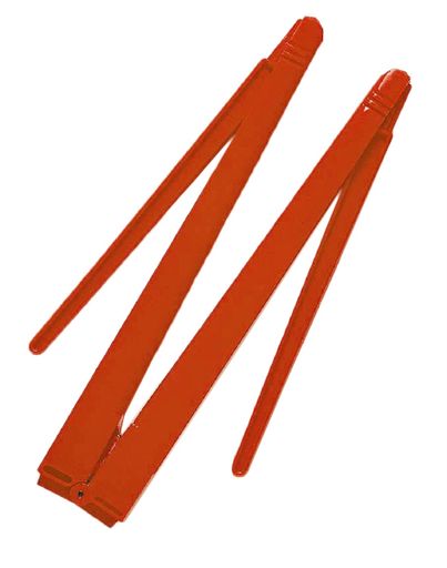 サワフジ着物ハンガーレッド幅1300mm長尺和装ハンガー振袖法被浴衣折りたたみコンパクト収納ロングサイズプラスチックシンプルW-01