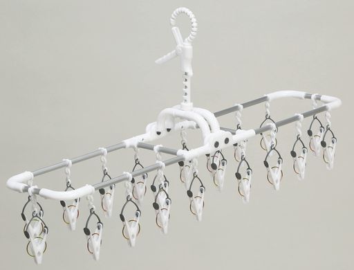 パークレーンONE.アルミスリムハンガー20P幅75x奥行16.7x高さ35.5cm(使用時)