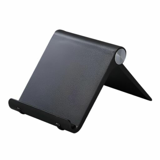 Other - タブレットスタンドスマホスipadスタンド折りたたみ式角度調整可能滑り防止ABS素材軽量持ち運び(ブラック)