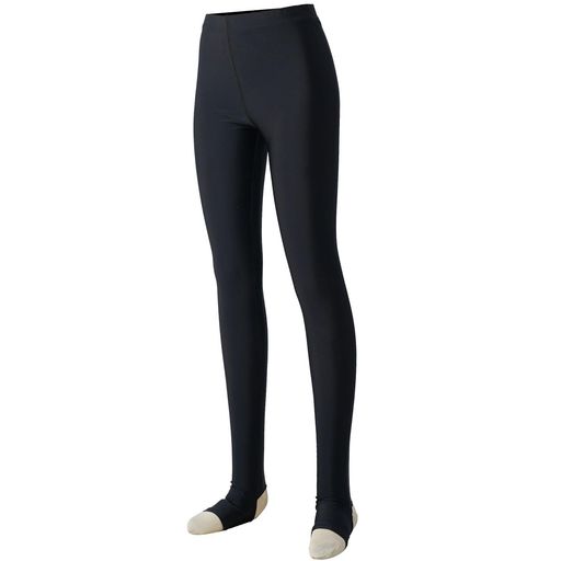 足の甲までしっかりガードするラッシュトレンカ 紫外線防止指数UPF50+(洗濯しても効果が持続) 耐塩素性のある生地を使用 肌当たりの良いフラットシーマー縫製