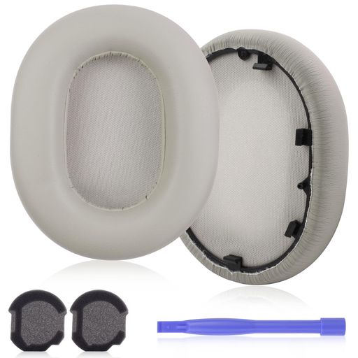 WH-1000XM5イヤーパッド交換防音イヤーパッドソニーWH1000XM5ワイヤレスノイズキャンセリングヘッドホンと互換性-防音綿とプラスチックスティック付き(ゴールド)