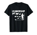 リーダーシップ動物農家農業牛ファームチキンプレゼントTシャツ
