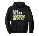 BoxingLoverEatSleepBoxingRepeatBoxerパーカー