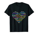 系図ハート系図学者祖先祖先家族ギフトTシャツ