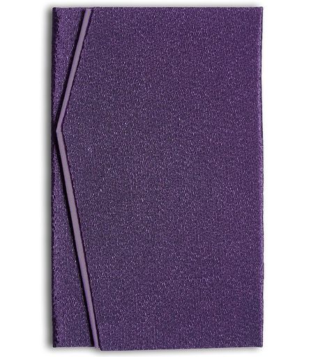 永観日本製高級二重ちりめん金封ふくさ紫紺(慶弔両用)E-802