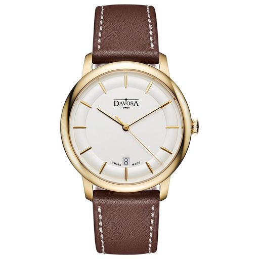[ダボサ]腕時計3針デイトAmarantoスイス製162.481.15メンズブラウン(2)