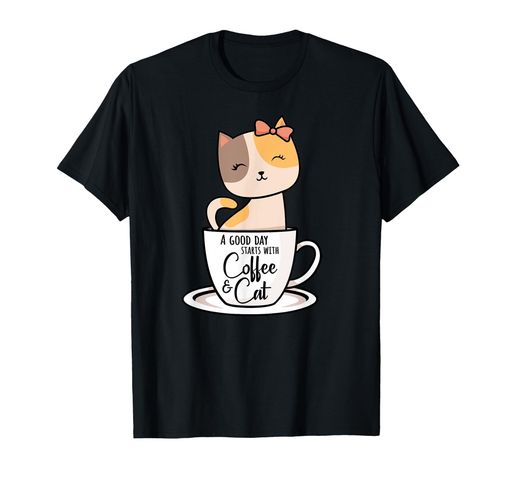 コーヒー猫Tシャツ