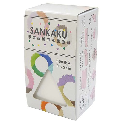 エヒメ紙工SANKAKUペーパーブロック用おりがみSAN-45しろ500枚入