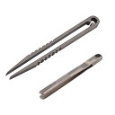 NHDTミニチタンピンセットツール2個超軽量ポータブルEDCピンセット持ちやすい精密な破片の除去や小さな部品の保持に使用