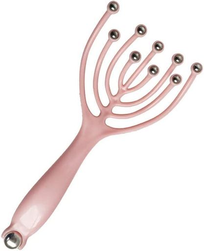 RUISAILヘッドスパハンドプロプッシュタイプ適度な刺激ストレス解消持ち運びが簡単時間をつぶす頭皮マッサージグッズヘッドマッサージャー頭マッサージ器グッズ手動按摩