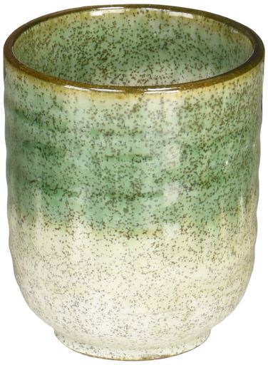 山下工芸(Yamasitacraft)織部流し湯呑大7.5x7.5x8.9cm35342-258