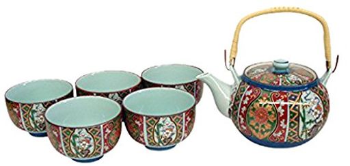 浪:ӸŰΤ糧åJAPANESETEASET(TEAPOTX1PCS/CUPX5PCS)PORCELAIN/SIZE(...