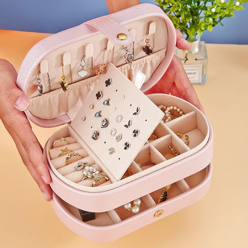 Vinnatsuピアスケースアクセサリーケースジュエリーボックス収納持ち運びコンパクトピアス指輪ネックレ..
