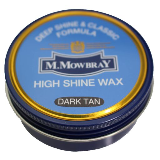 [M.モゥブレィ]シューケア製品ハイシャイン/鏡面磨き用ワックスダークタン60ml