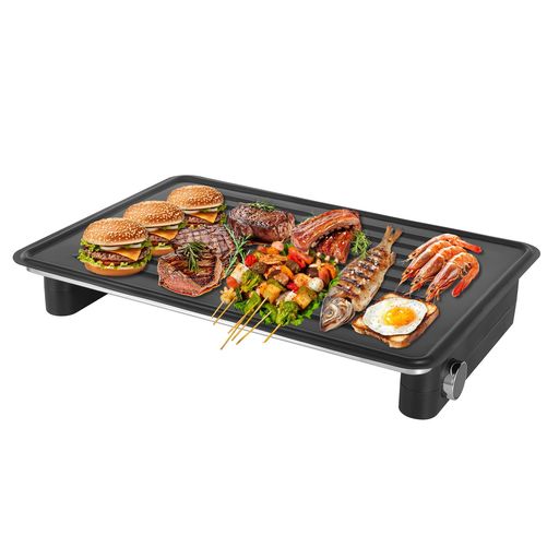 焼肉プレート ホットプレート SUS430材質の電気グリル 温度調節機能付き 取り外し可能なプレート スピード加熱 室内用 家族向け調理器具 ブラック