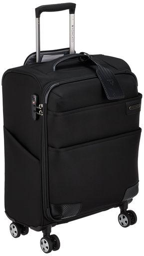 [ロンカート]スーツケースUNOSoftDeluxe保証付50L55cm2.9kgブラック