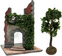 グリーンスタッフワールドツタの植生シートダークグリーン夏のカバの葉大ホビー用素材GSWD-4646
