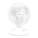 MIROAF03卓上扇風機自動首振り機能USB充電式最大16時間連続使用4000MHコードレス扇風機タイプC充電BLDCモーター上下90度角度調節LED照明コンパクト風量4段階静音ホワイト(2)