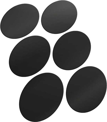 グリーンスタッフワールドマグネットシート楕円形105mmx70mm(粘着剤付)6枚ホビー用素材GSWD-10856